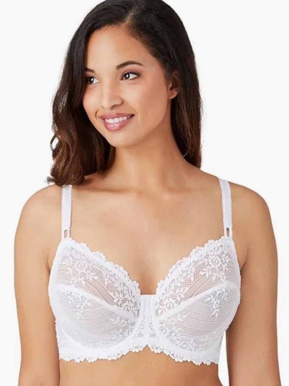 Wacoal Embrace Lace White Bra 38D NWT
